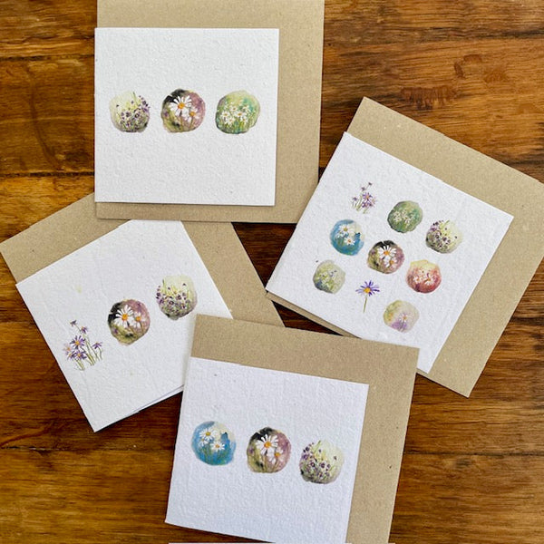 CARD Seeded Floral Collection - Wild Daisy Fragments