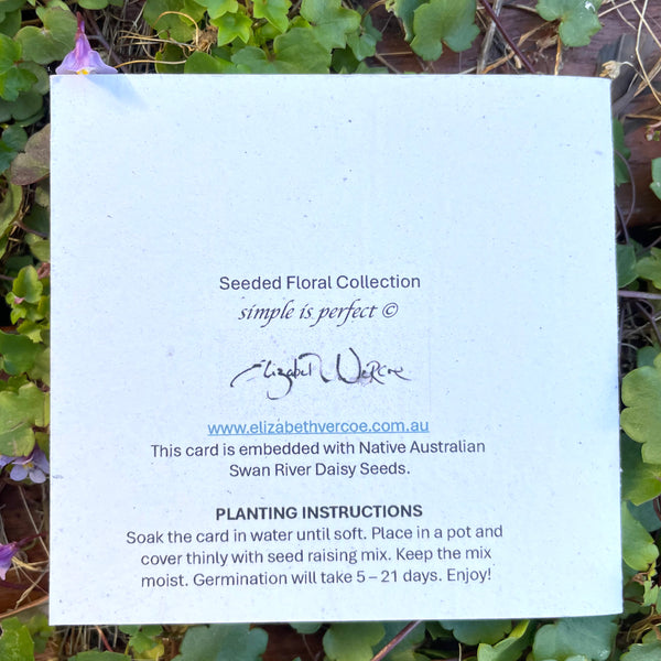 CARD Seeded Floral Collection - Simple is Perfect