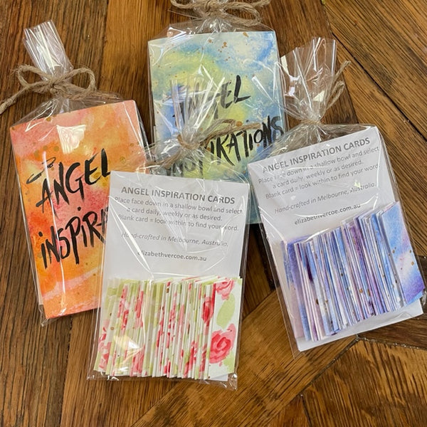 Angel Inspiration Cards - Pink Orange