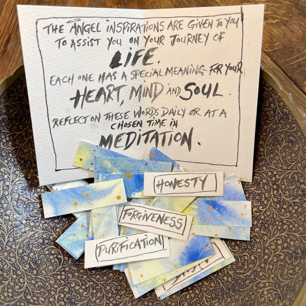 Angel Inspiration Cards - Blue Green