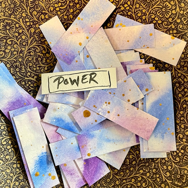 Angel Inspiration Cards - Purple Blue