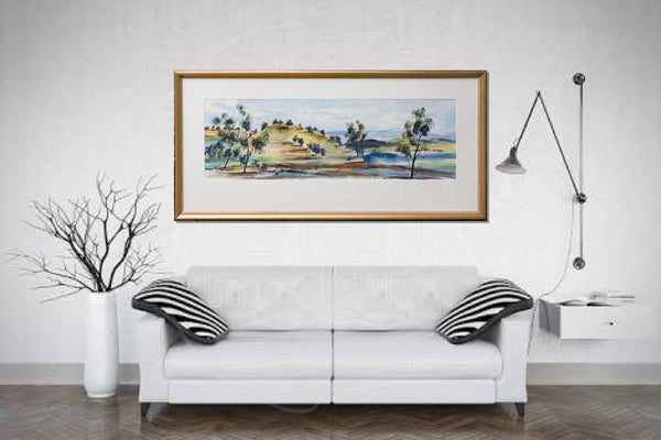 Painting (large) - Sunny morning, Kangaroo Ground