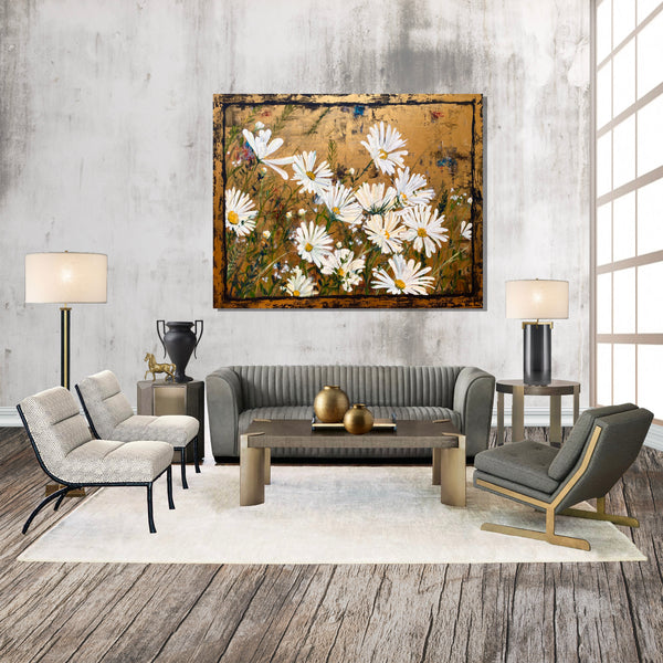 Painting (large) - Song Of The Daisies