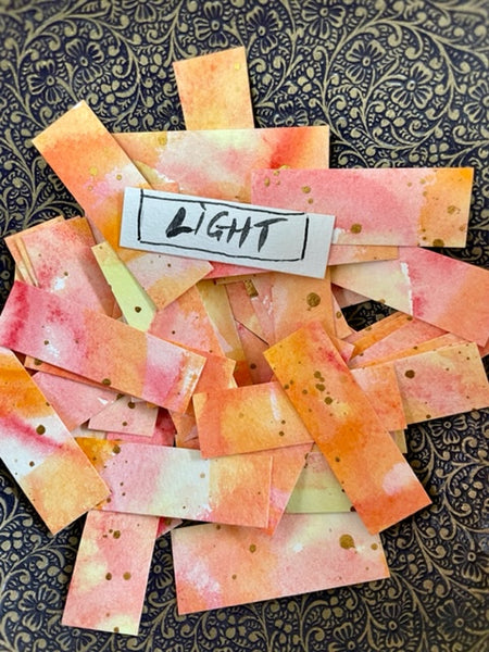 Angel Inspiration Cards - Pink Orange