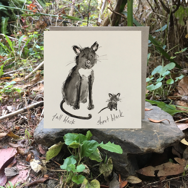 A Card Collection - COFFEE CATS!