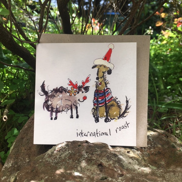 A Card Collection - CHRISTMAS COFFEE DOGS Original Series!!!