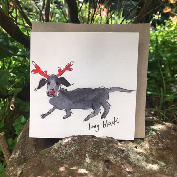 A Card Collection - CHRISTMAS COFFEE DOGS Original Series!!!