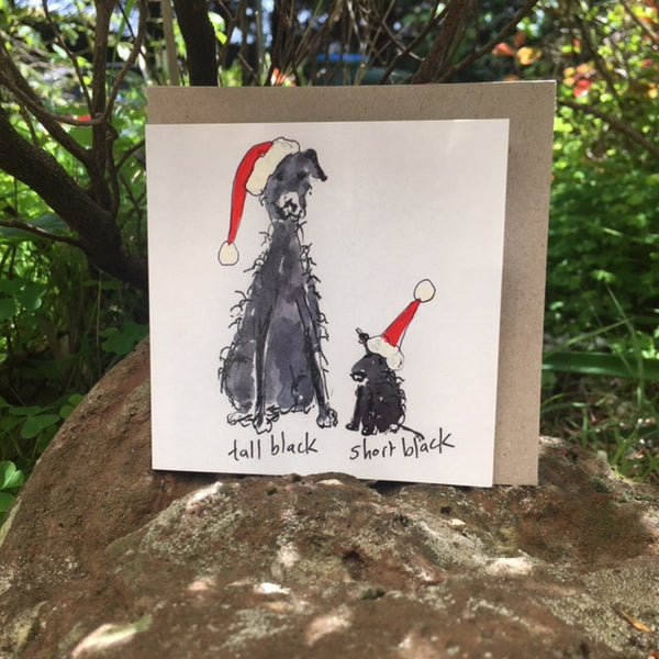 A Card Collection - CHRISTMAS COFFEE DOGS Original Series!!!