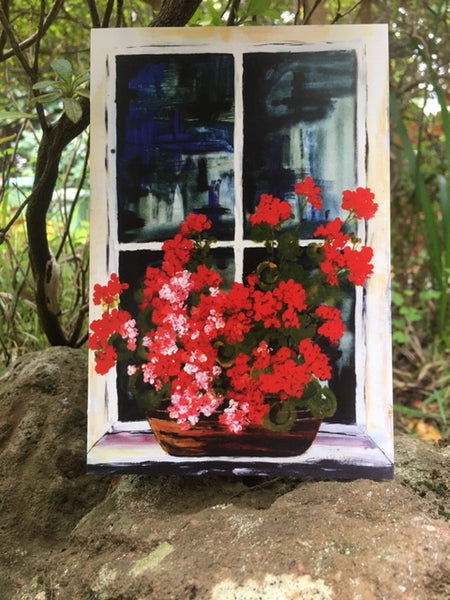 A Card Collection LARGE Window Pots
