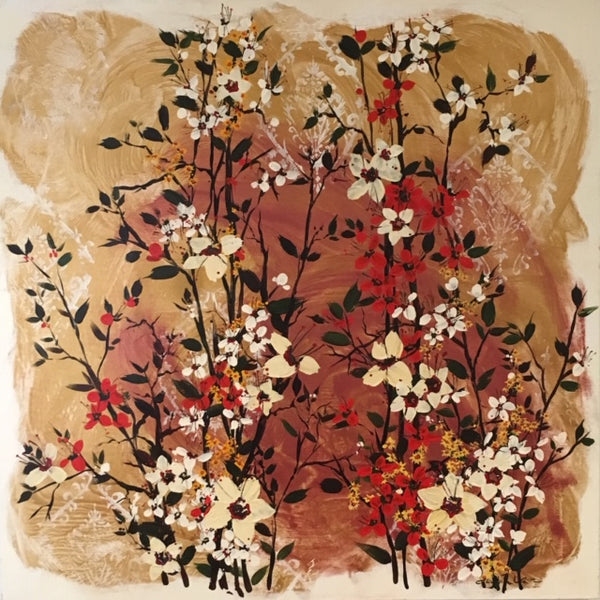 Painting (large) - Golden Blossom