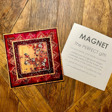 Magnet - Flower art - Persian Dreaming