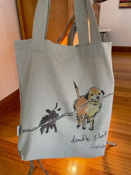 TOTE - Double Shot. Coffee Dogs collection.