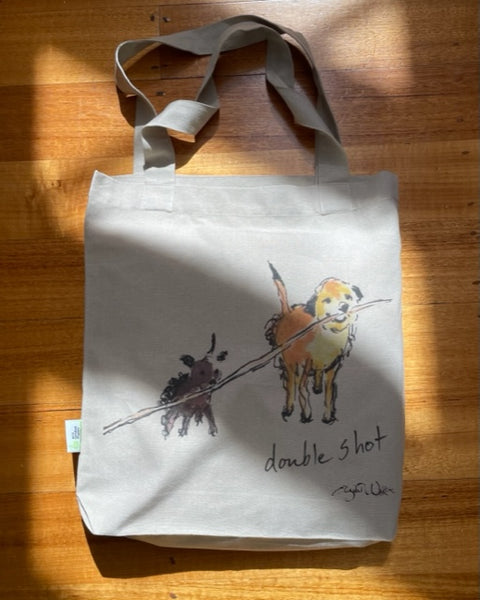TOTE - Double Shot. Coffee Dogs collection.