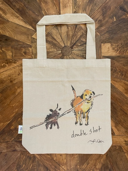 TOTE - Double Shot. Coffee Dogs collection.