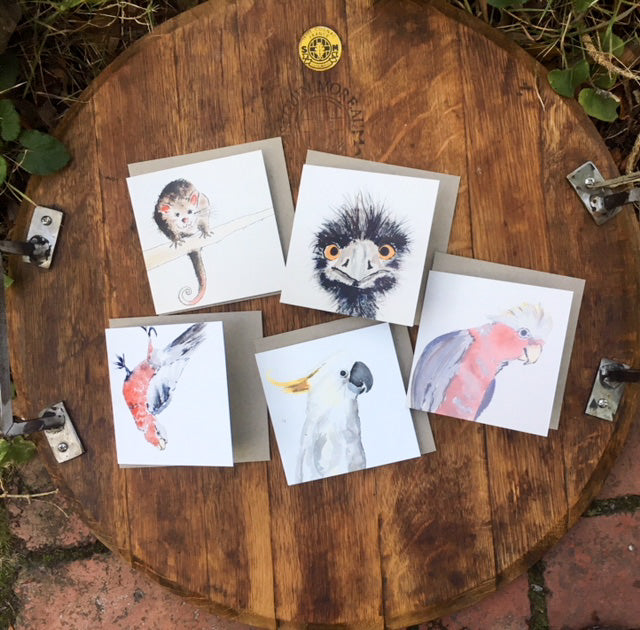A Card Collection Tracks - Australian Critters