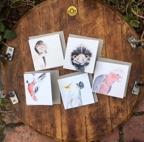 A Card Collection Tracks - Australian Critters