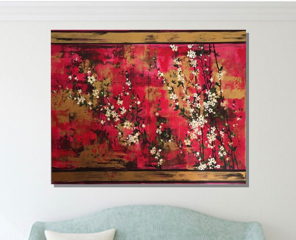 Painting (large) - Happiness Blossom