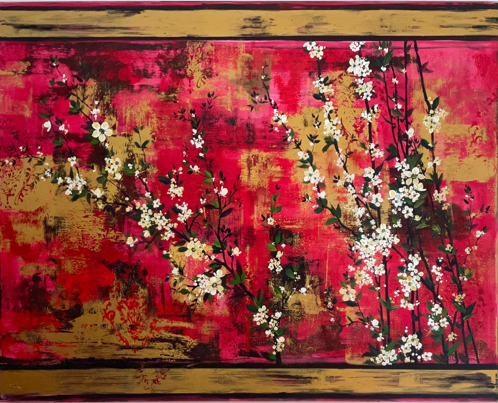 Painting (large) - Happiness Blossom