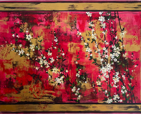 Painting (large) - Happiness Blossom