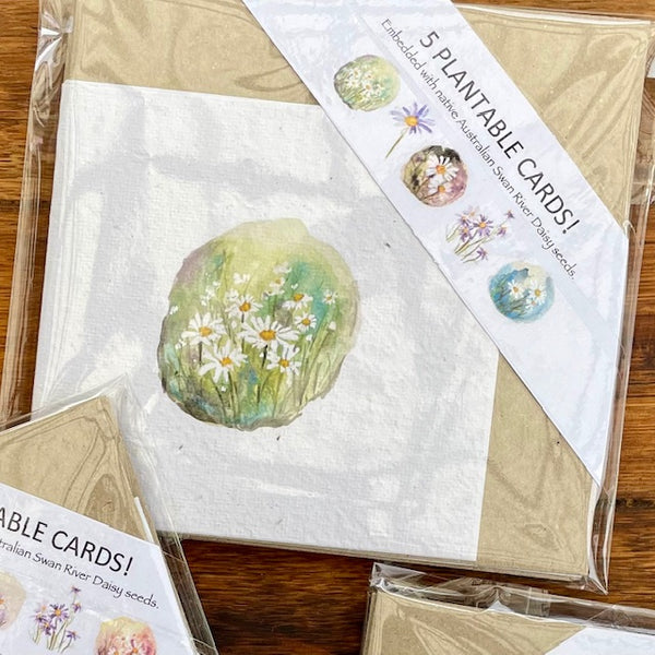 A Card Collection SEEDED FLORAL - 5-Pack