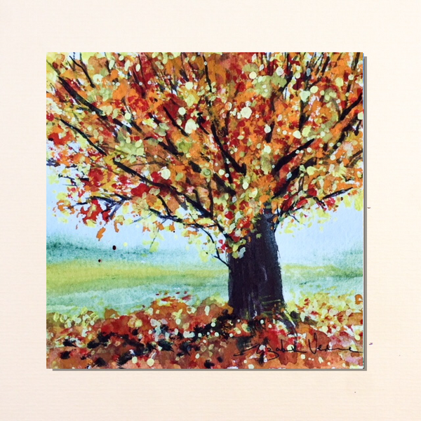 Painting - Autumn oak