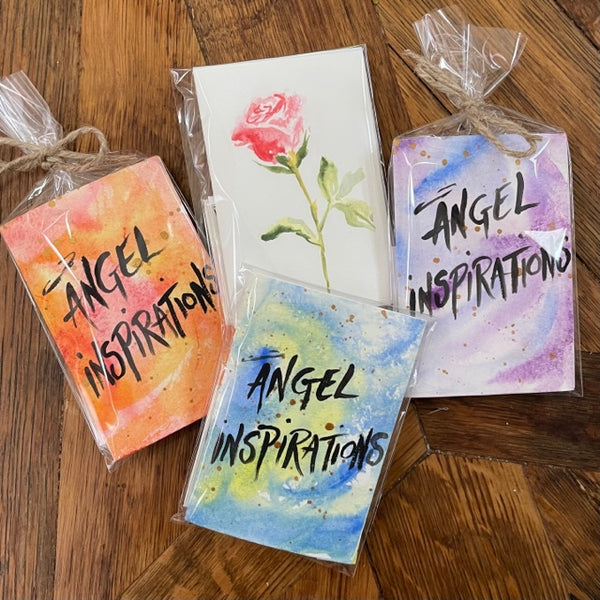 Angel Inspiration Cards - Purple Blue