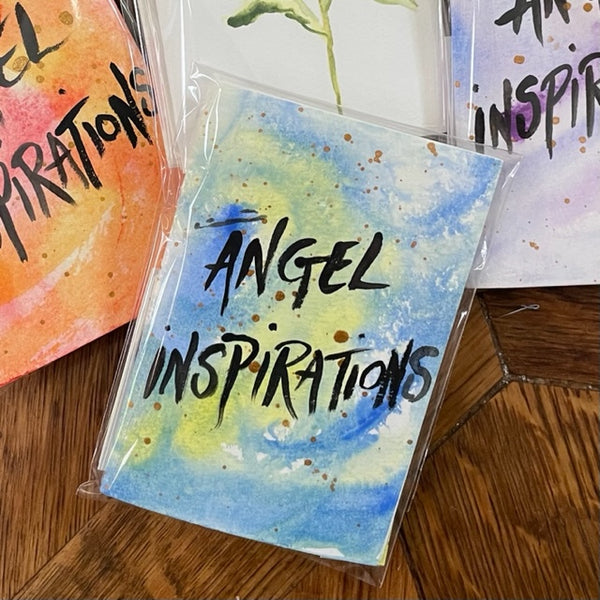 Angel Inspiration Cards - Blue Green