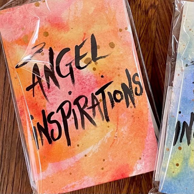 Angel Inspiration Cards - Pink Orange