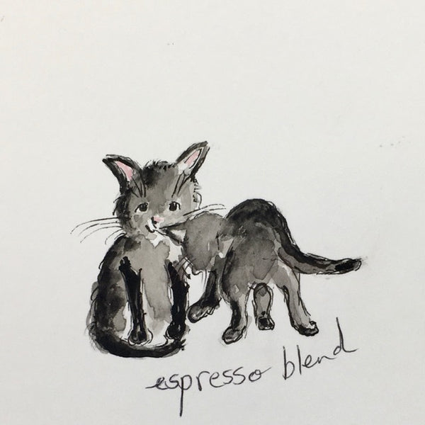 Painting - Coffee Cats Collection NEW! Espresso Blend
