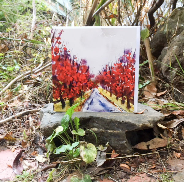 Card (Australian landscape collection) - Yarra Valley Autumn