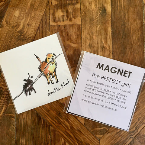 Magnet - Coffee Dogs, Double Shot