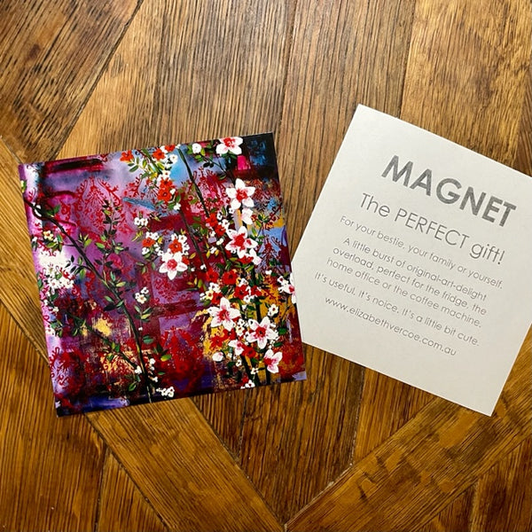 Magnet - Flower art - Blossom (thanks Flo)
