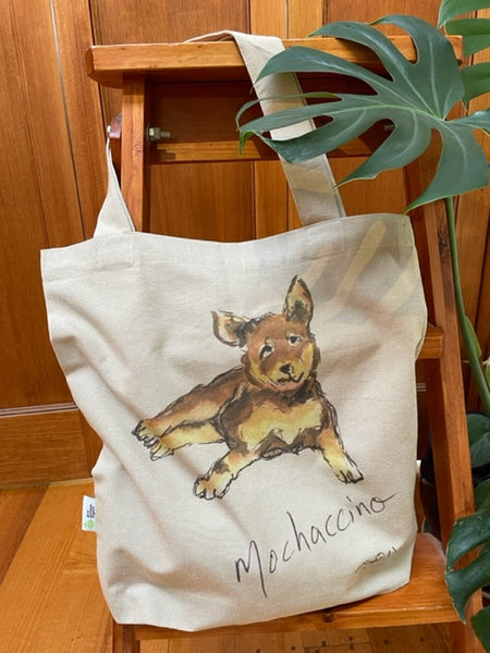 TOTE - Mochaccino. Coffee Dogs collection.