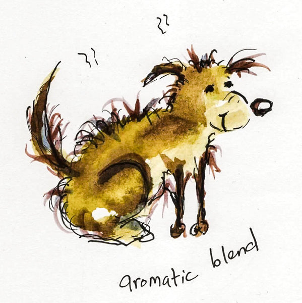 Card (Coffee dogs collection) - aromatic blend